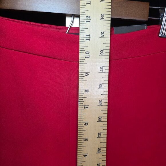 NWT Express High Waisted Flare Pant in Red 2L - Picture 10 of 13